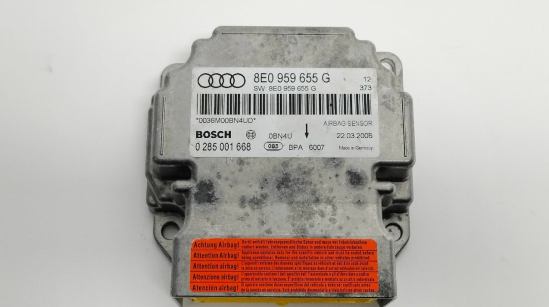 Calculator airbag Audi A4 B7 (2005-2008) 8E0959655G OEM 8E0959655G