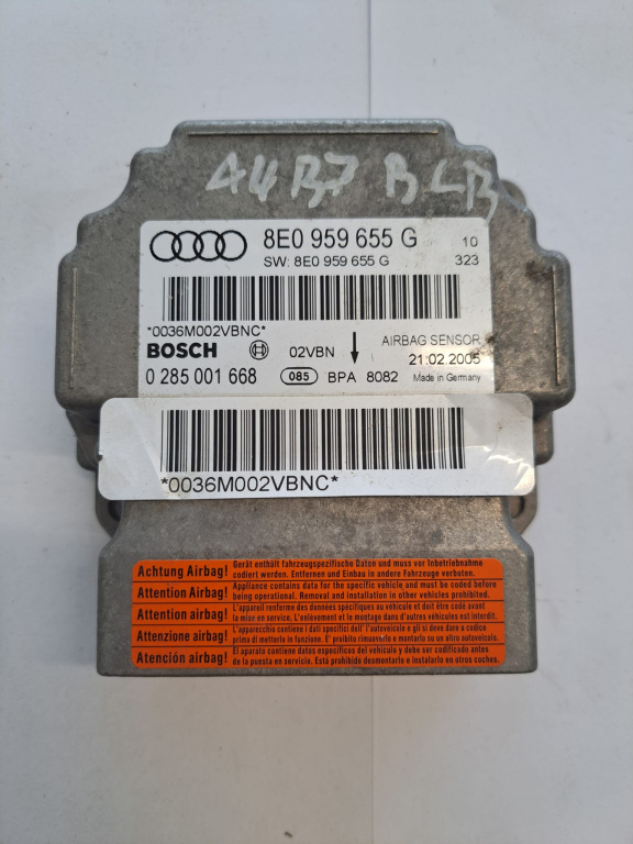 Calculator Airbag Audi A4 B7 - COD 8E0959655G