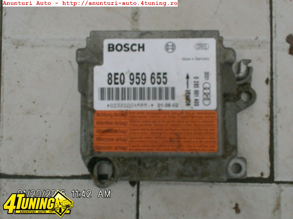 Calculator airbag Audi A4
