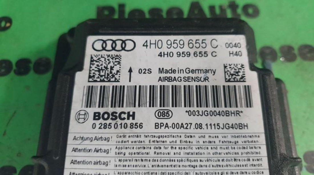 Calculator airbag Audi A6 (2010->) [4G2, C7] 4h0959655c