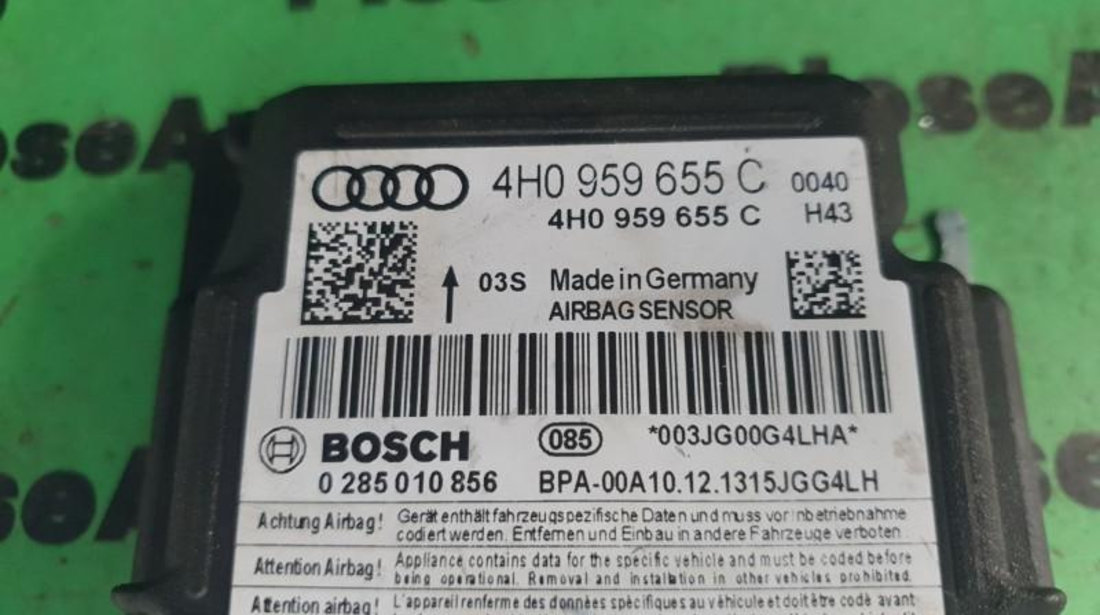 Calculator airbag Audi A6 (2010->) [4G2, C7] 4h0959655c