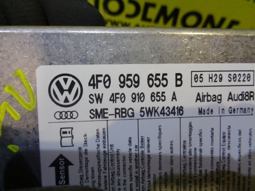 Calculator AIRBAG AUDI A6 4F0 959 655 B / 4F0959655B / 4F0 910 655 A / 4F0910655A / 5WK434164F0 959 ...