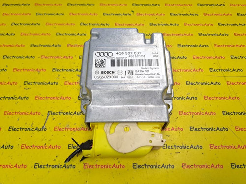 Calculator Airbag Audi A6, 4G0907637, 0265020000,