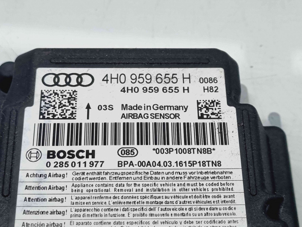 Calculator airbag Audi A6 (4GC, C7) Facelift S-line [Fabr 2012-2017] 4H0959655H 2.0 TDI CNHA 140KW / 190CP