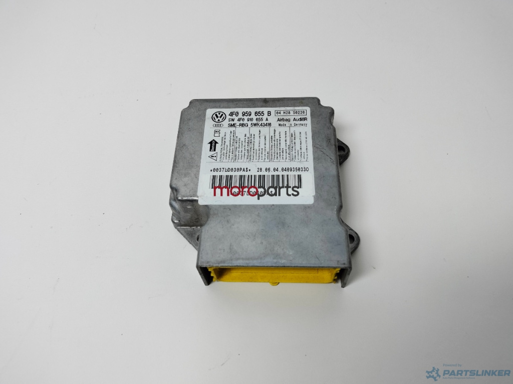 Calculator airbag AUDI A6/S6 III Saloon (4F2, C6) [ 2004 - 2011 ] TDI (BLB, BRE) 103KW|140HP VAG OEM 4F0959655B / 4F0910655A