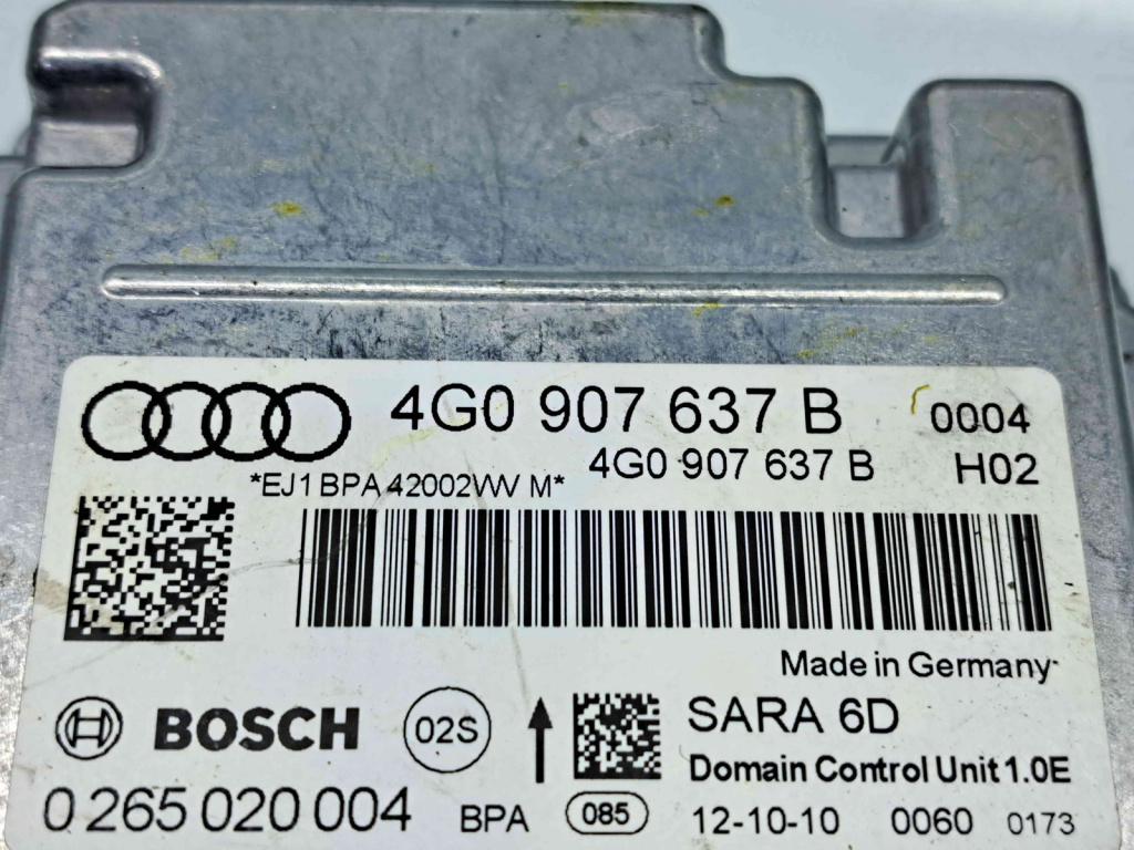Calculator airbag Audi A7 Sportback (4GA) [Fabr 2011-2017] 4G0907637B 3.0 TDI CDUC 180KW / 245CP 3.0 TDI CDUC 180KW / 245CP