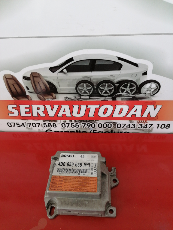 Calculator Airbag Audi A8 (2002-2009) [4E] D3 3.0 Motorina 2003, 4D0959655M
