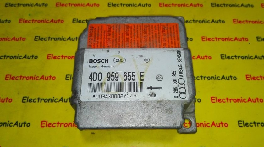 Calculator airbag Audi A8 4D0959655E, 0285001265
