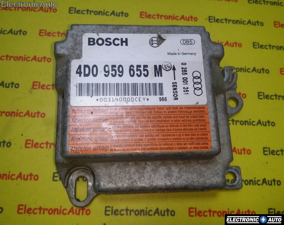 Calculator airbag Audi A8 4D0959655M