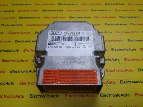 Calculator Airbag Audi A8, 4E0959655H, 0285001672,