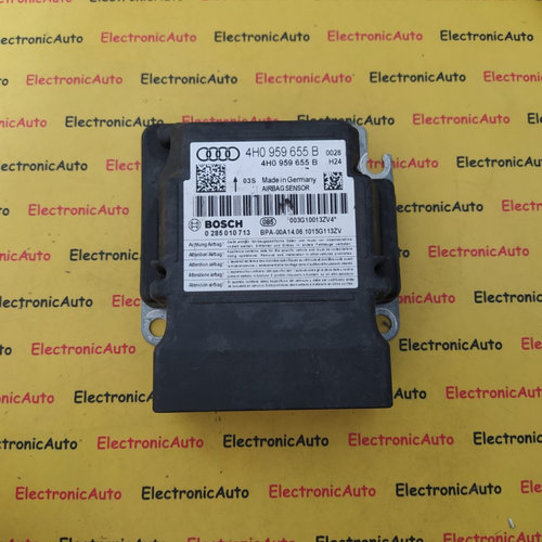 Calculator Airbag Audi A8, 4H0959655B, 4H0959655B, 0285010713