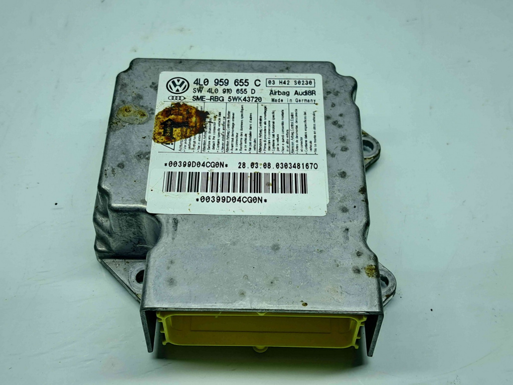 Calculator airbag Audi Q7 (4LB) [ Fabr 2006-2014] 4L0959655C 4L0910655D 3.0 TDI CASA 176KW / 240CP