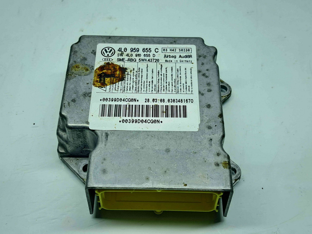 Calculator airbag Audi Q7 (4LB) [ Fabr 2006-2014] 4L0959655C 4L0910655D 3.0 TDI CASA 176KW / 240CP