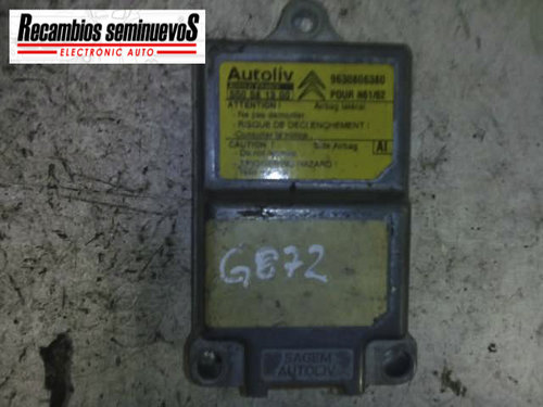Calculator AIRBAG AUTOLIV CITROEN XSARA 96 308 063 80 / 963080638096 308 063 80 / 9630806380