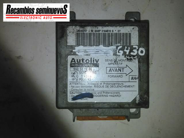Calculator AIRBAG AUTOLIV PEUGEOT 306 96 287 403 80 / 9628740380 / 550 53 92 00 / 55053920096 287 403 80 / 9628740380 / 550 53 92 00 / 550539200