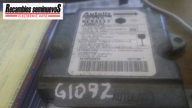 Calculator AIRBAG AUTOLIV RENAULT KANGOO 8200098401 / 550 75 18 00 / 5507518008200098401 / 550 75 18 00 / 550751800