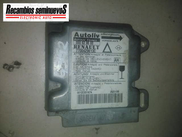 Calculator AIRBAG AUTOLIV RENAULT LAGUNA 7700429613C / 550 62 96 00 / 5506296007700429613C / 550 62 96 00 / 550629600