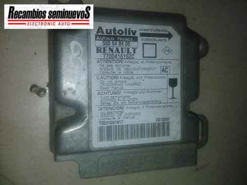 Calculator AIRBAG AUTOLIV RENAULT MEGANE COUPE 7700 4181 52C / 7700418152C / 550 54 84 00 / 55054840...