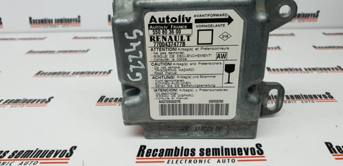 Calculator AIRBAG AUTOLIV RENAULT MEGANE 7700437477B / 550 80 36 00 / 5508036007700437477B / 550 80 ...