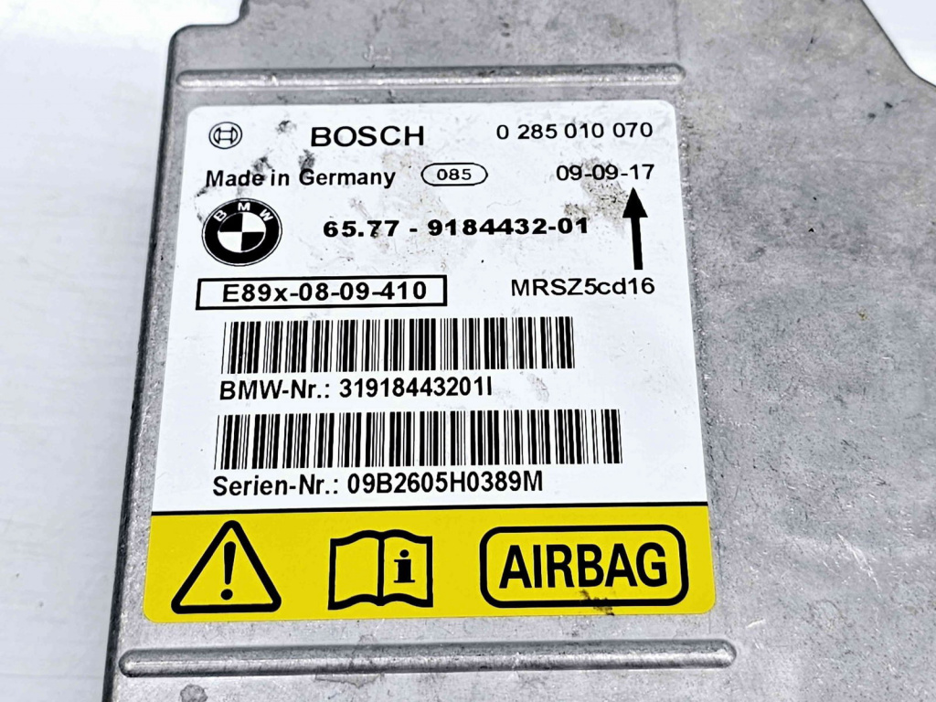 Calculator airbag Bmw 1 (E81, E87) [Fabr 2004-2010] 9184432 2.0 N47D20 130KW / 177CP