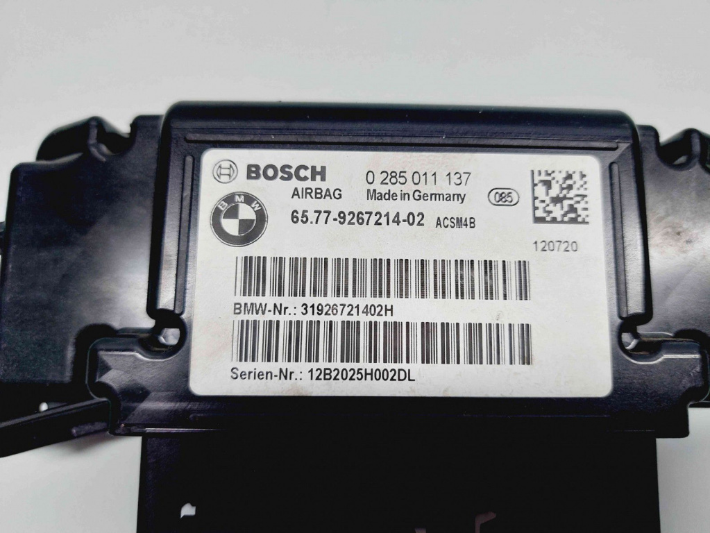 Calculator airbag Bmw 1 (F20, F21) [Fabr 2011-2017] 65779267214-02 1.6 N47T 85KW / 120CP
