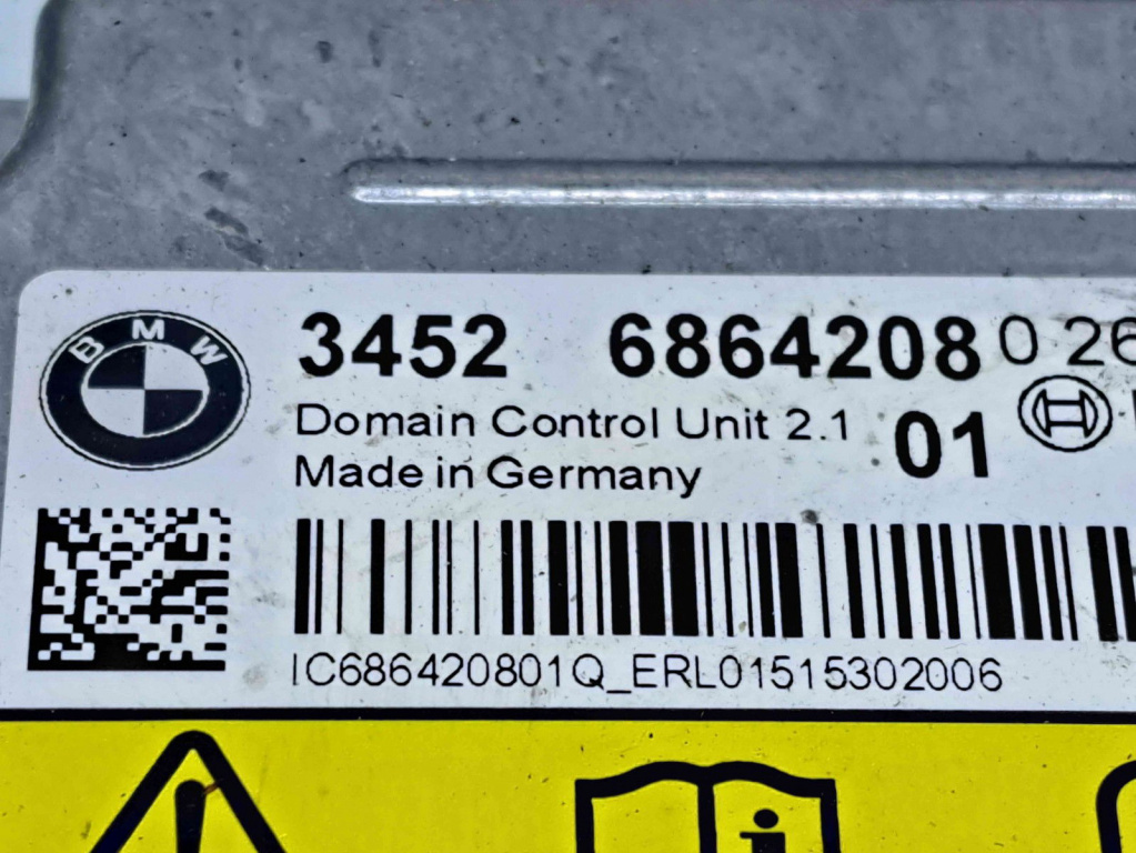 Calculator airbag Bmw 1(F20, F21) [Fabr 2011-2017] 6864208 1.5 LCI B37 85KW / 116CP