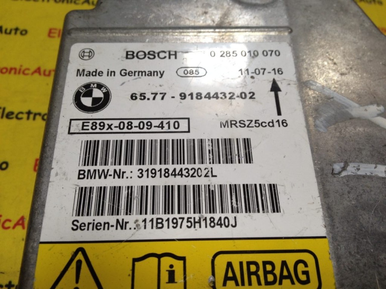 Calculator Airbag BMW 3 E90 E91, 0285010070, 6577918443202,