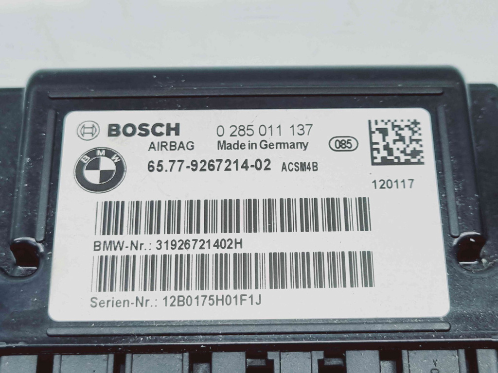 Calculator airbag Bmw 3 (F30) [Fabr 2012-2017] 967214 2.0 N47D 135KW / 184CP 2.0 N47D 135KW / 184CP
