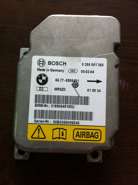 Calculator airbag BMW 3 Series E46 [1997 - 2003] Sedan 4-usi 316i MT (105 hp) SE 1.9