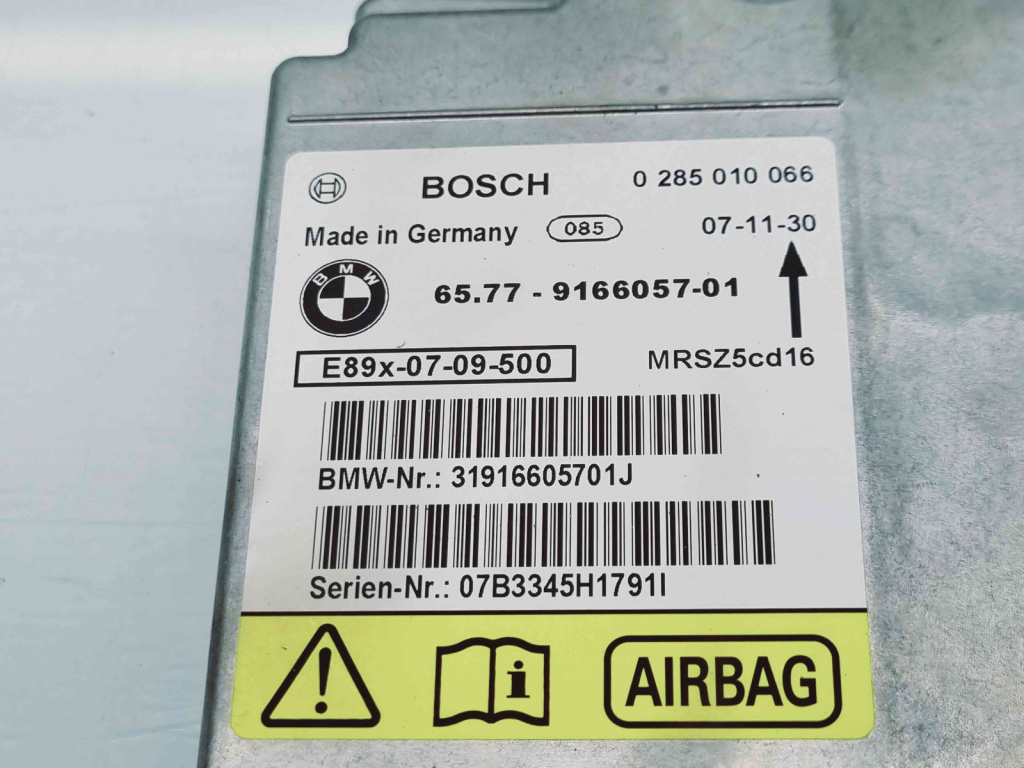 Calculator airbag Bmw 3 Touring (E91) [Fabr 2005-2011] 9166057 0285010066 2.0 N47 130KW / 177CP 2.0 N47 130KW / 177CP