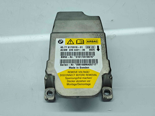 Calculator airbag Bmw 5 (E60) [Fabr 2004-2010] 9172019 2.0 N47D 130KW / 177CP