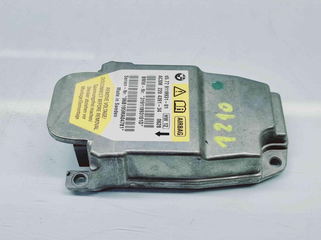 Calculator airbag Bmw 5 (E60) [Fabr 2004-2010] 9118931 2.5 M57 130KW / 177CP 2.5 M57 130KW / 177CP