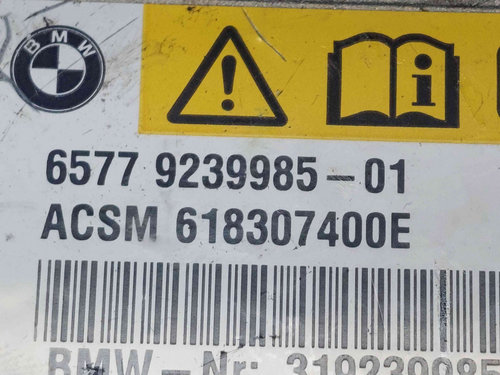 Calculator airbag Bmw 5 (F10) [Fabr 2011-2016] 9239985 2.0 N47T 135KW / 184CP