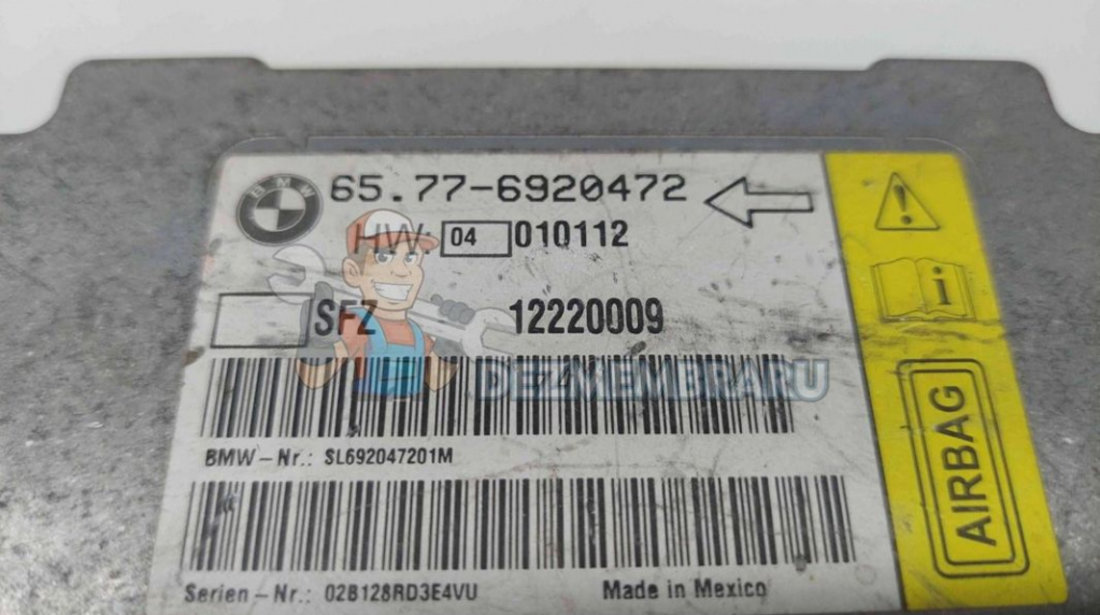 Calculator airbag BMW 7 (E65, E66) [Fabr 2003-2008] 6920472