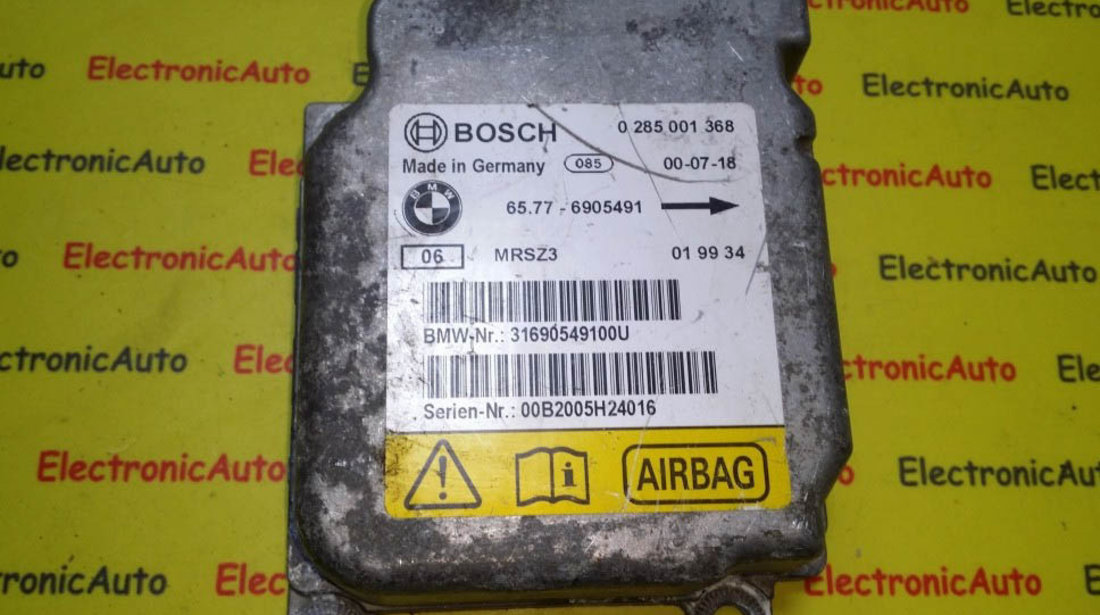 Calculator airbag BMW E38, E39 65776905491