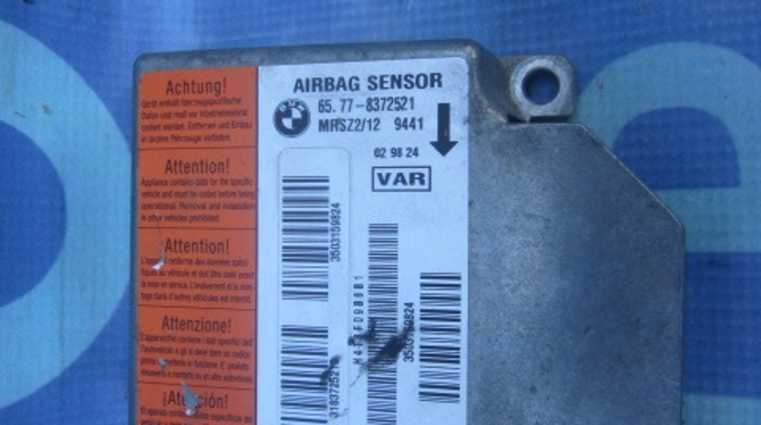 Calculator airbag BMW E39 530D 2000;cod:65778372521