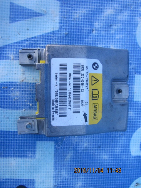 Calculator airbag BMW E60 530d ;  65.77-6940297; 65.77-6940298; 65.77-6946400;