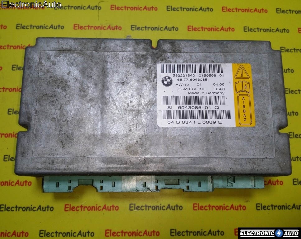 Calculator airbag BMW E60, E63 65776943085, 532221840,