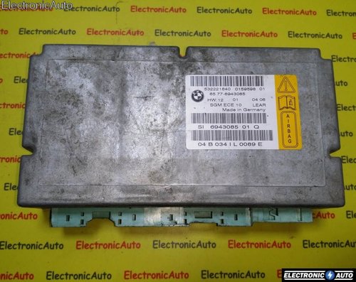 Calculator airbag BMW E60, E63 65776943085, 532221840,
