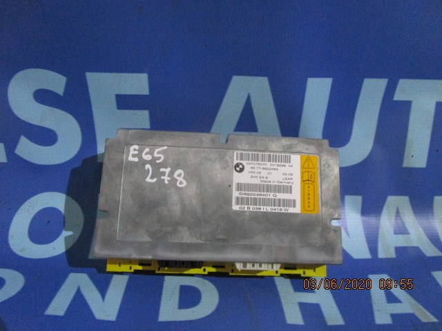 Calculator airbag BMW E65; 6922464