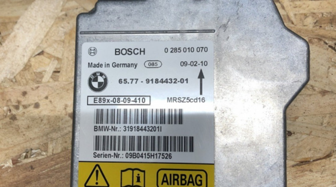Calculator airbag Bmw E87 118d M hatchback 2008 (918443201)