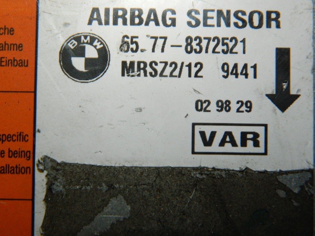 Calculator airbag BMW Seria 3 E46 cod: 6577 8372521 model 2002