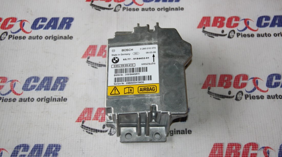 Calculator airbag BMW Seria 3 E90 / E91 cod: 6577-9184432-01 model 2010