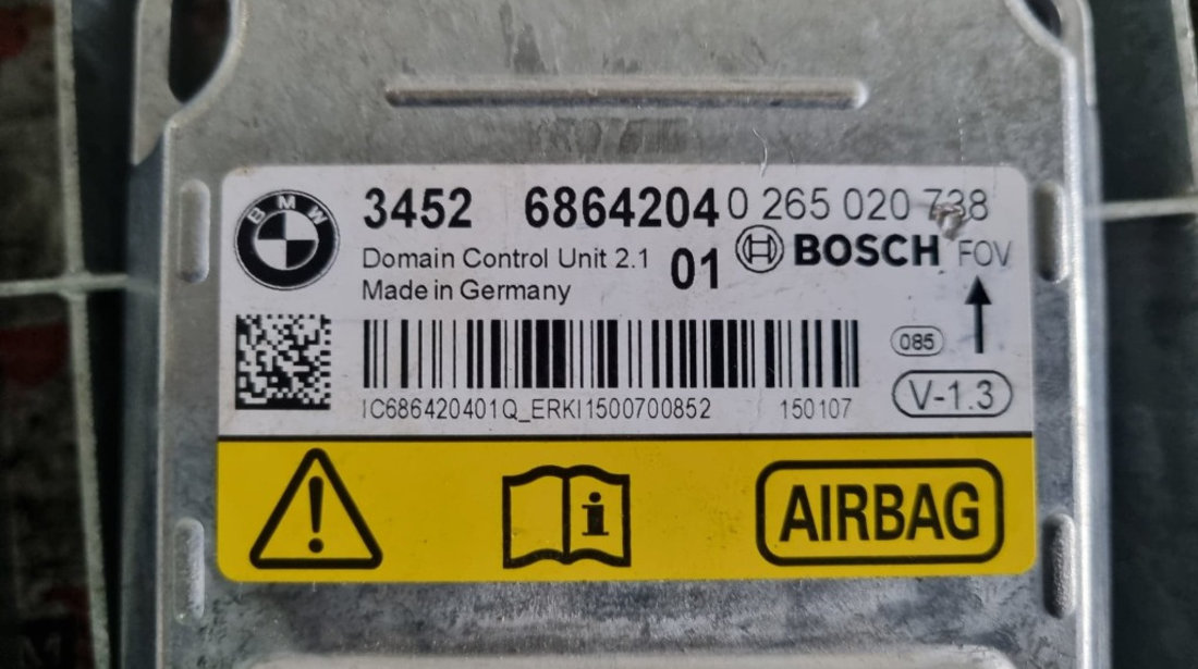 Calculator airbag BMW Seria 3 F30 LCI cod piesa : 6864204