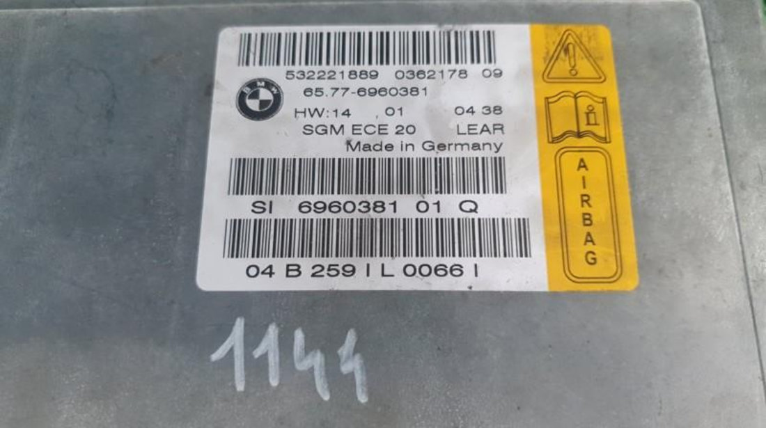 Calculator airbag BMW Seria 5 (2003-2010) [E60] 6960381