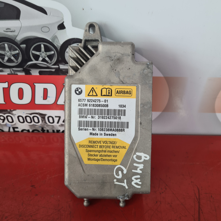 Calculator Airbag BMW Seria 5 GT (2009-2017) [F07] 3.0 Motorina 2012, 9224275/65779224275