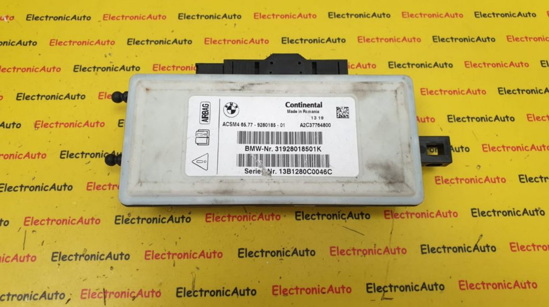 Calculator Airbag BMW X3, 65.77-9280185-01, A2C37764800, ACSM4