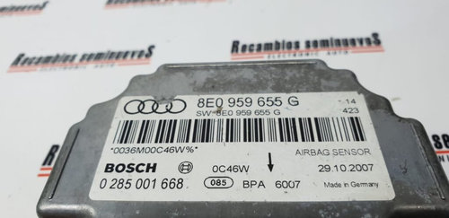Calculator AIRBAG BOSCH AUDI A4 0 285 001 668 / 0285001668 / 8E0 959 655 G / 8E0959655G0 285 001 668...