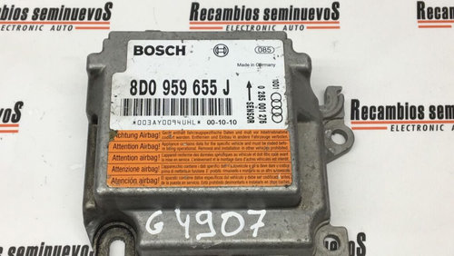 Calculator AIRBAG BOSCH AUDI A4 8D0 959 655 J / 8D0959655J / 0 285 001 276 / 02850012768D0 959 655 J...
