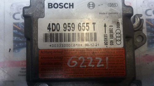 Calculator AIRBAG BOSCH AUDI A8 0 285 001 405 / 0285001405 / 4D0 959 655 T / 4D0959655T0 285 001 405...